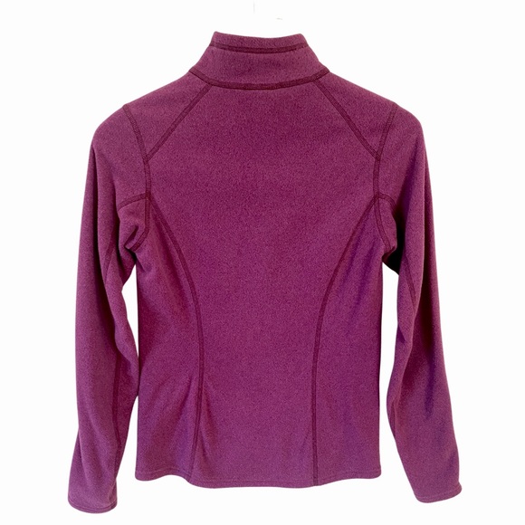 THE NORTH FACE Pink Quarter Zip Fleece Pullover - Picture 2 of 2